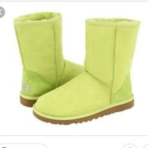 lime green uggs